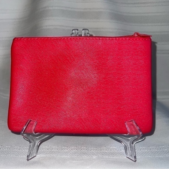 π3/$12π5/$15 ipsy Flying Colors Red &β Pink Cosmetic Bag EUC - Picture 2 of 7
